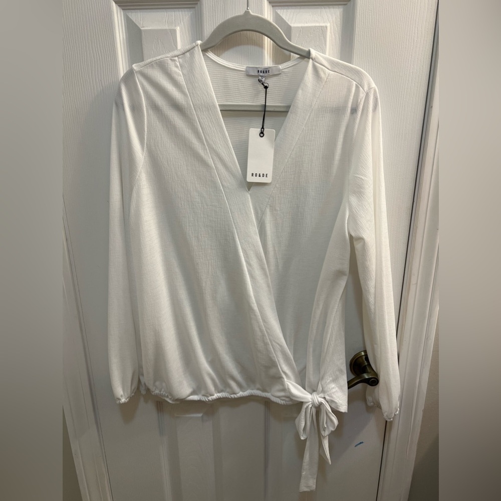 Ro & De White Blouse
